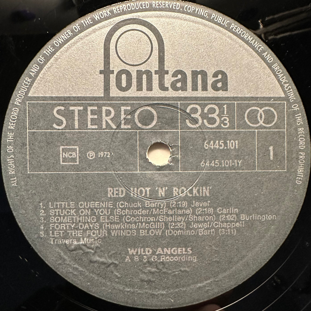Wild Angels - Red Hot 'N' Rockin (Скандинавия 1972г.)