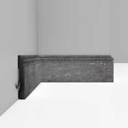 Плинтус напольный Decomaster D005-1632G 79х13х2400мм