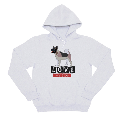 Толстовка "Люблю свою Акиту"