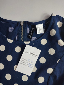 Платье H&M с хлопком лаконичное 42 размер