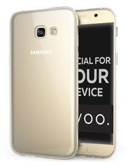 Силиконовый чехол Infinity ультратонкий для Samsung Galaxy A7 2017 (Прозрачный)