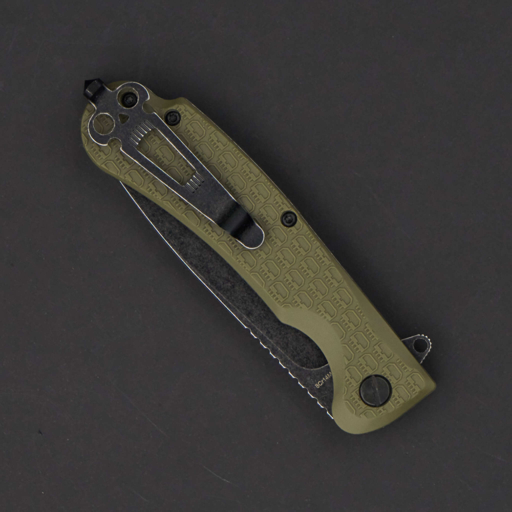 Wocket Olive BW Serrated