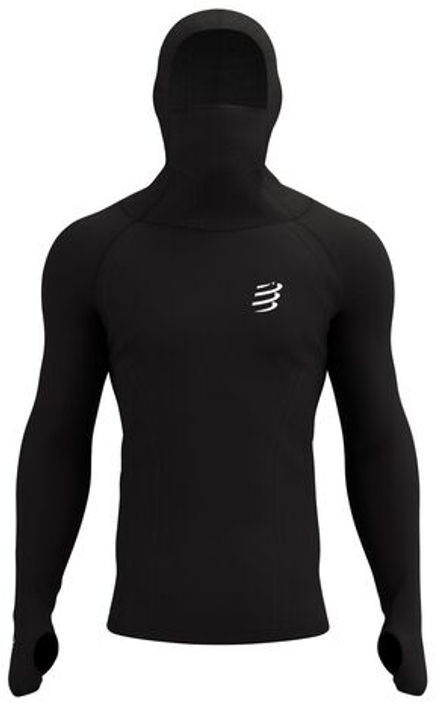 Термобелье Compressport 3D Thermo Ultralight Racing Hoodie - black