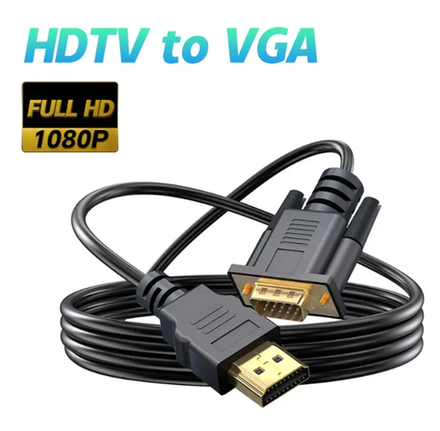 Кабель штHDMI(M) -- штVGA(M) 1,8-метра однонаправленный