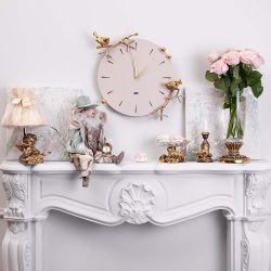 Часы настенные Терра Колор Серый агат Амбер