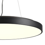 7758/92L MITRA LED SN 098 Светильник металл/акрил/черный LED 80Вт+12Вт(подсветка) 4000K D800 IP20 QUASAR