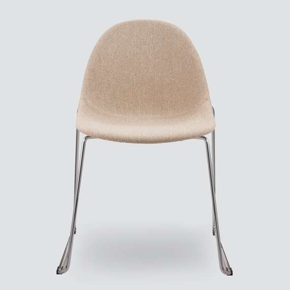 Стул Vid Soft бежевый, ножки хром