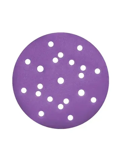 150мм P600 10шт. Шлифовальный абразивный круг для шлифовки под липучку Minamo Heavy Duty PF