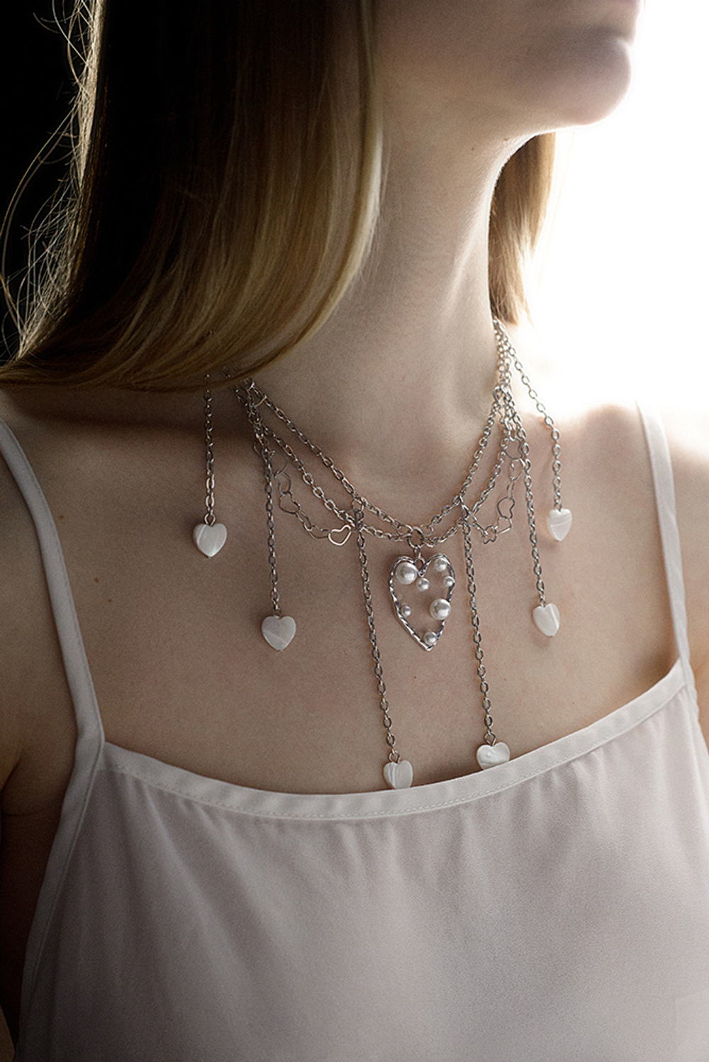 love shell necklace