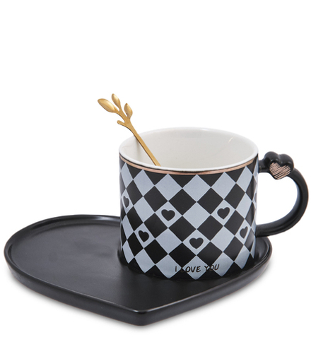 GAEM Art MUG-418/2 Чайная пара «Сердце»