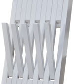 Вешалка настенная, 33х120, Пиафорте, со складными крючками, для одежды, в прихожую, белый / массив дерева, Dipriz