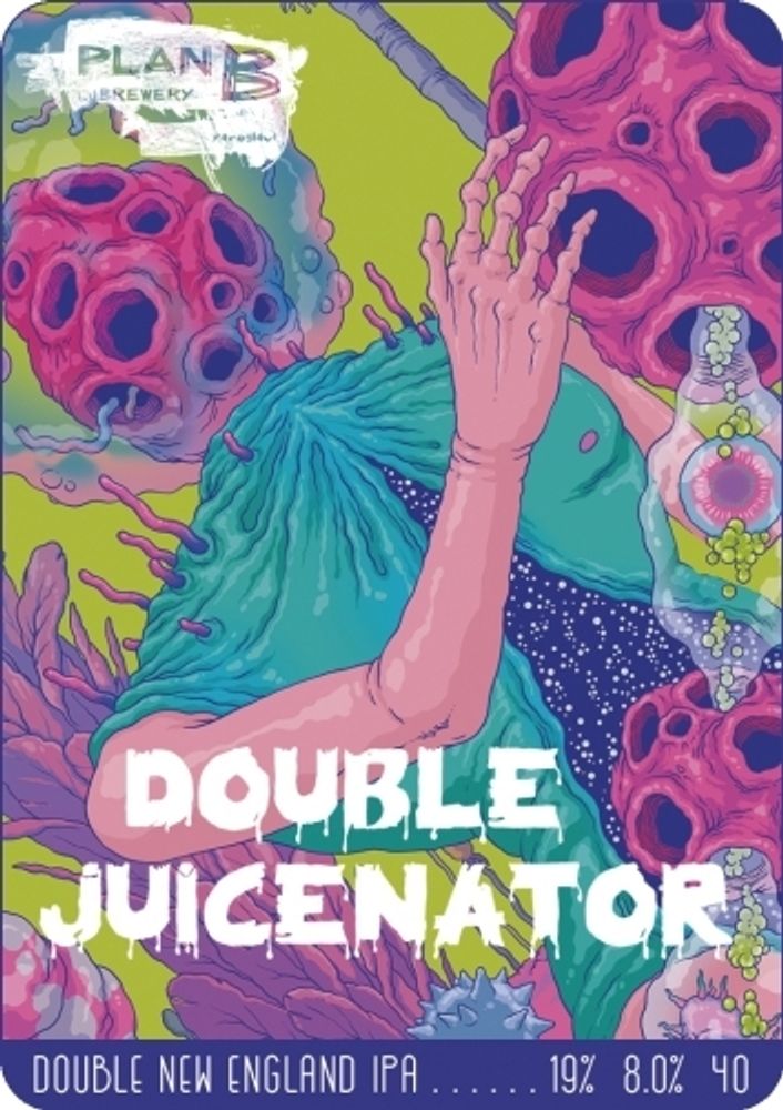 Пиво Plan B Double Juicenator DDH 0.5 л.- Стекло (12 шт.)