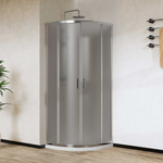 Душевой уголок Сити (City) Vincea VSQ-5CT800MT, 800*800, хром, стекло текстурное