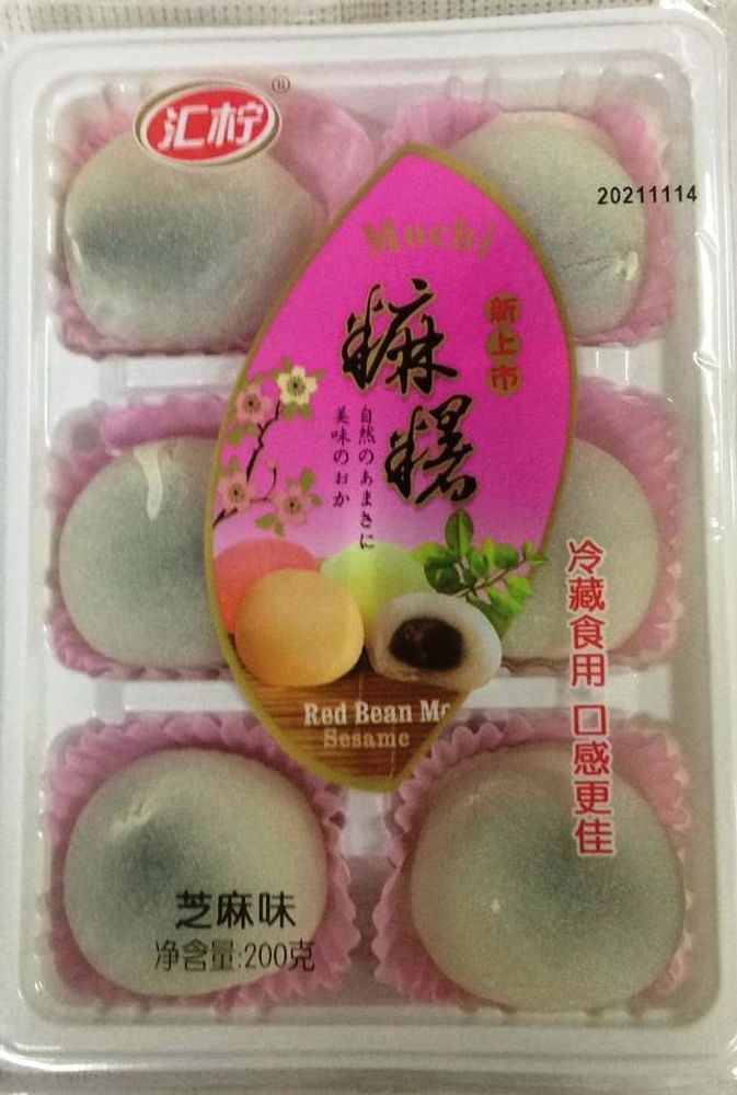 Моти со вкусом красной фасоли Huining 200г