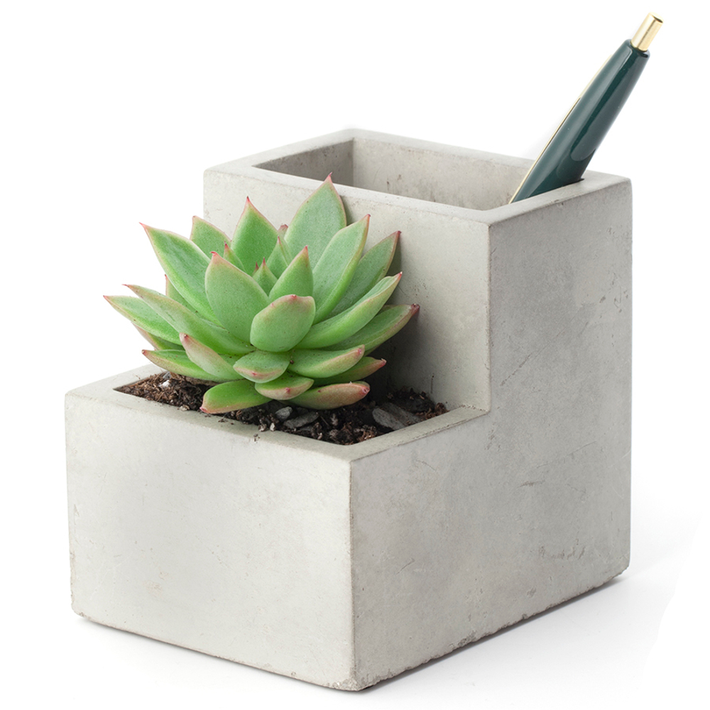 Кашпо Kikkerland Concrete малое