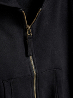 Толстовка с капюшоном на молнии для девочки Next 198-020, Черный