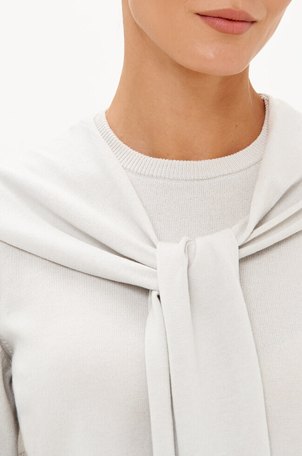 23376 Джемпер женский (светло-серый)