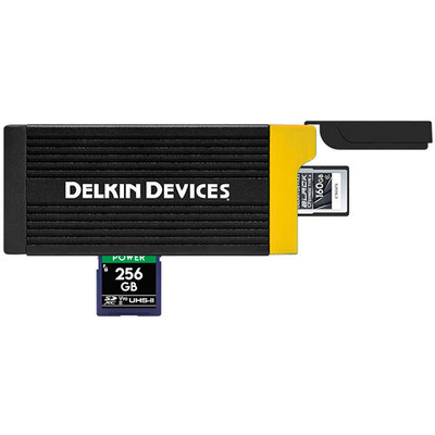 Картридер Delkin Devices USB 3.2 CFexpress TYPE A & SD UHS-II Reader