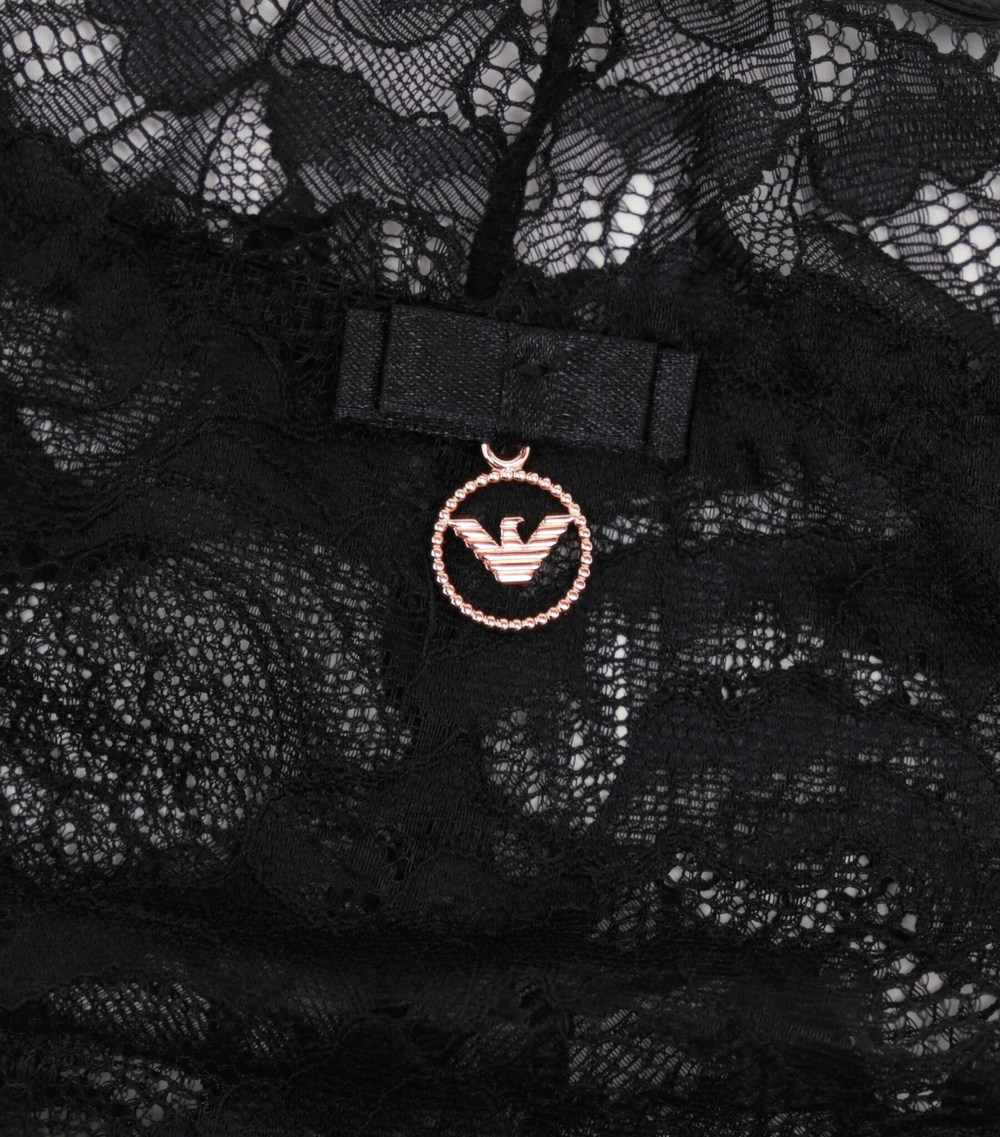 кружевное трусики Emporio Armani - черный(164398 2F206)