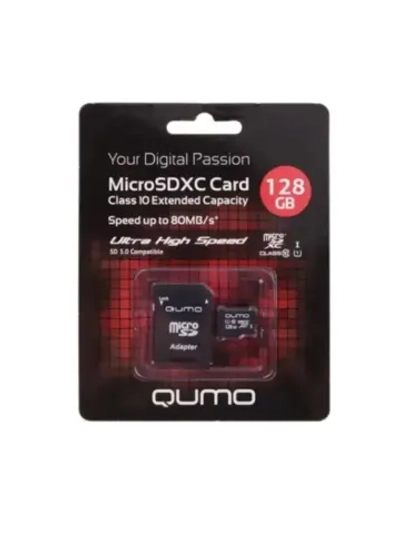 Карта памяти QM128GMICSDXC10U1 microSDXC 128 ГБ