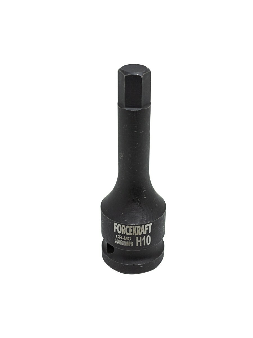 Головка-бита 6-гранная ударная 10мм,1/2'' FORCEKRAFT FK-24407810MPB