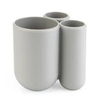 Стакан для зубных щеток touch, серый