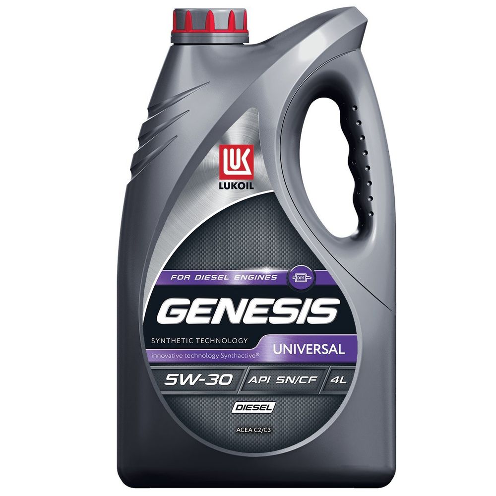 Масло Лукойл Genesis Universal Diesel 5W30 (4л) синтетика