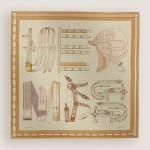 Шаль Letterres Equestres 140
