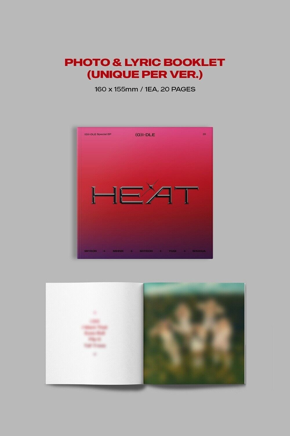 Альбом (G)I-DLE - HEAT [DIGIPACK GROUP VER.]