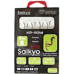 Крючки Saikyo с поводками KP-11014BN №10 Worm 10шт 50см 0.16мм 2.6кг