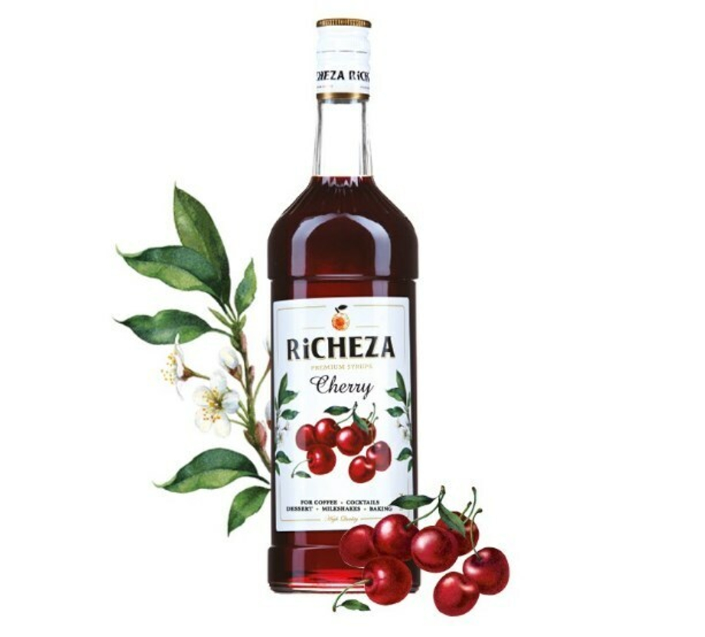 Сироп RiCHEZA Вишня стекло (1л)