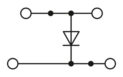 MBKKB 2,5-DIO/O-U - Миниатюрная проходная клемма 2800567