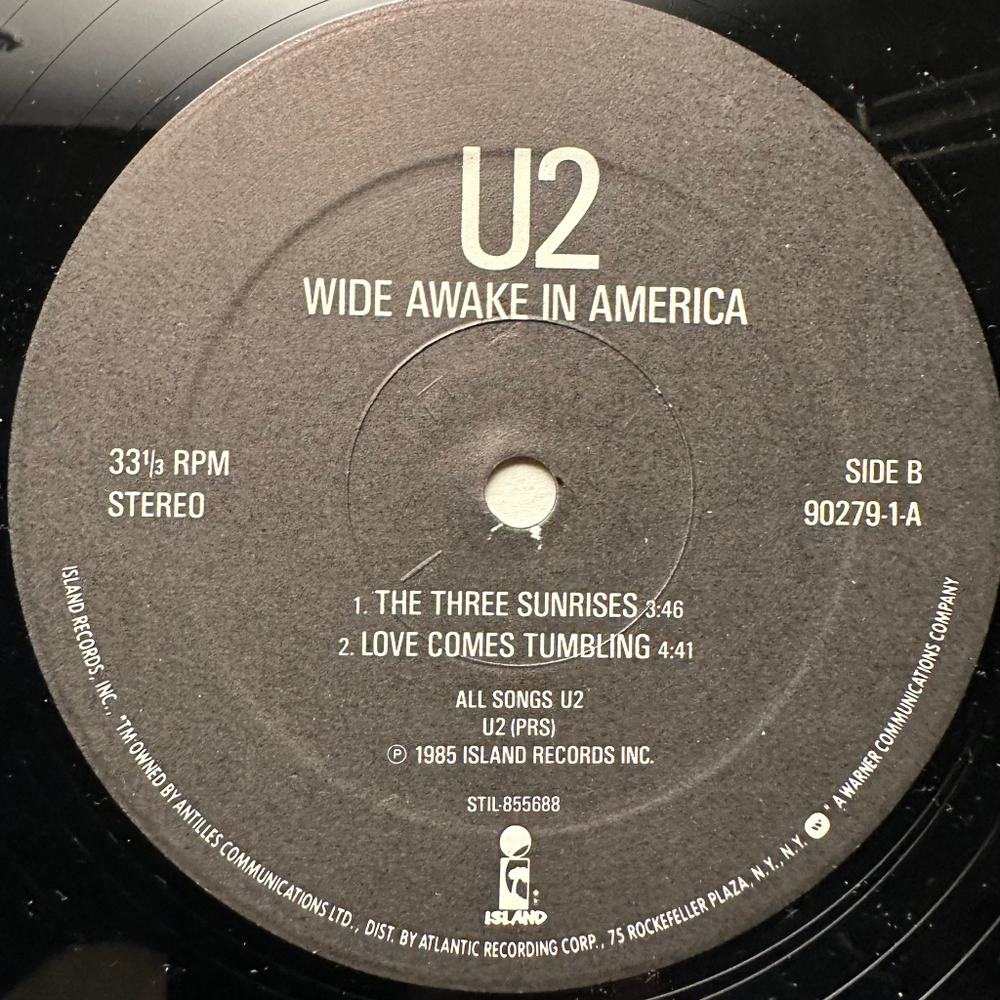U2 - Wide Awake In America (США 1985г.)
