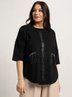 Блуза Магнит (черная) Б15442-24М LT Collection