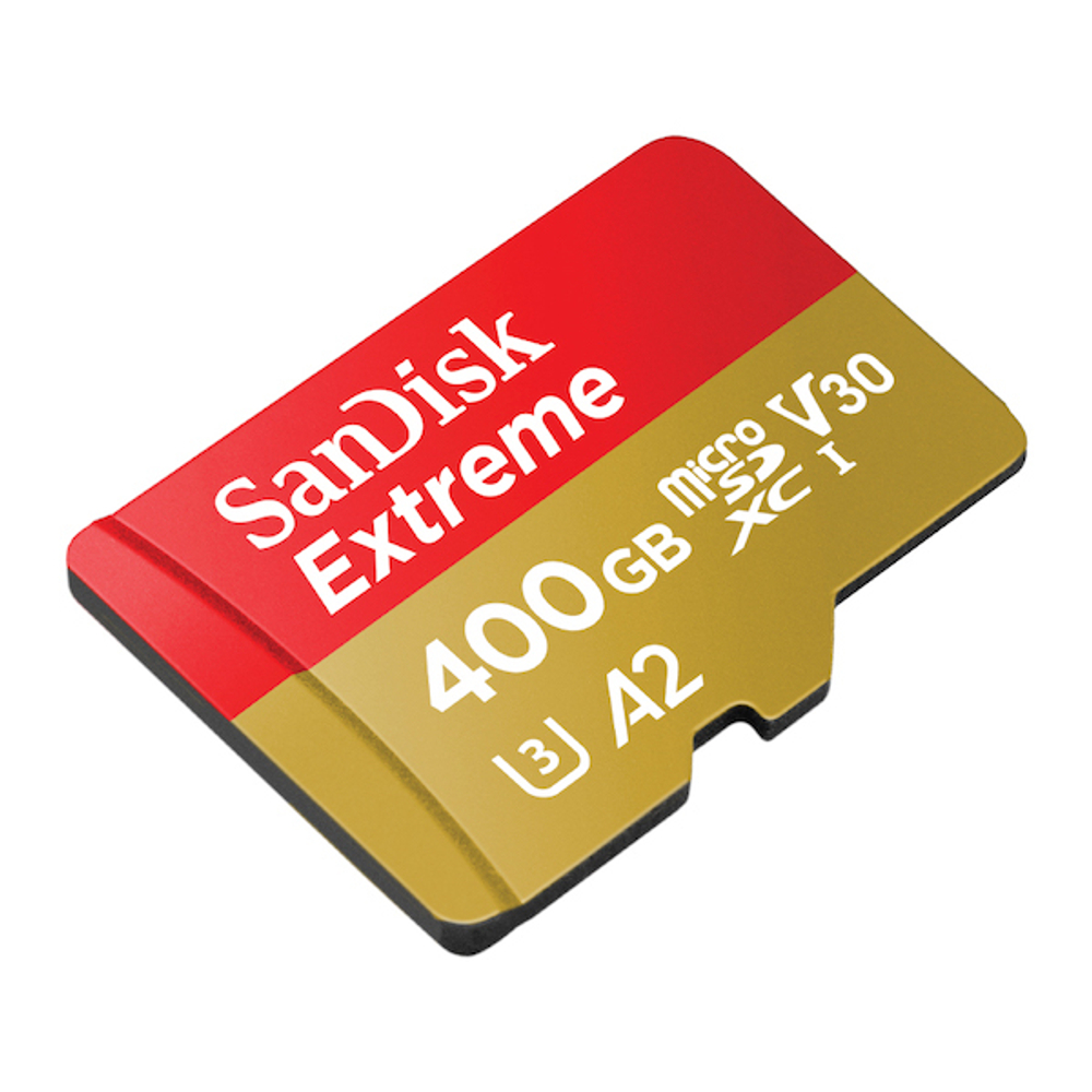 Карта памяти SanDisk Extreme microSDXC 400 ГБ Class 10, V30, A2, U3