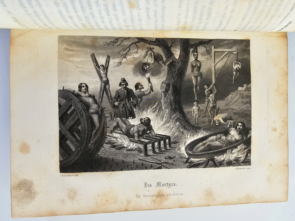 ""Mysteres du Peuple (Тайны народа)" в 4-х томах"   Eugene Sue (Эжен Сю)  1851 г.