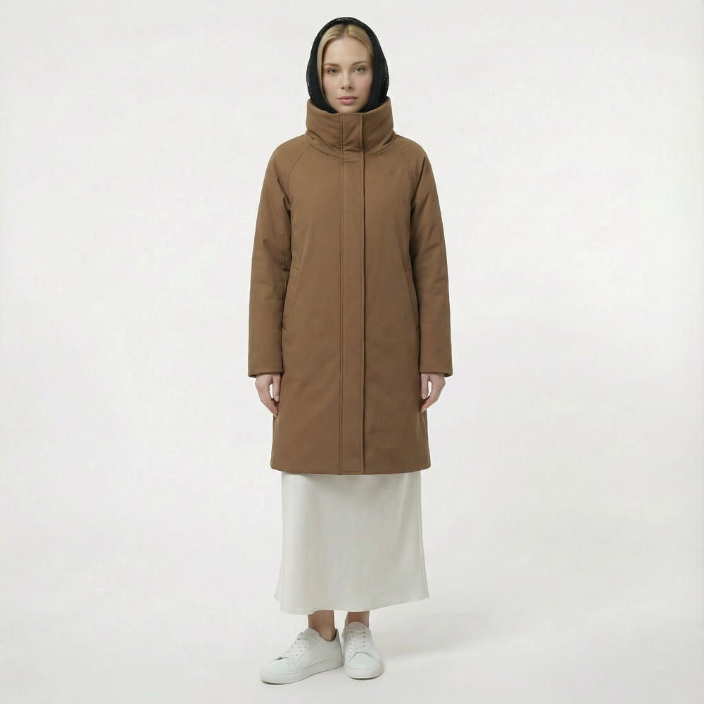 Платок "Северные узоры" из ультрамягкого оренпуха - Черный