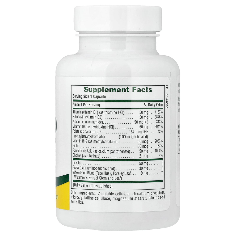 NaturesPlus, Super B-50, высокая эффективность, 90 капсул