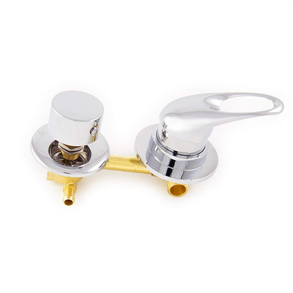 Смеситель для душевой кабины с переключателем на 2 режима 100мм под хомут