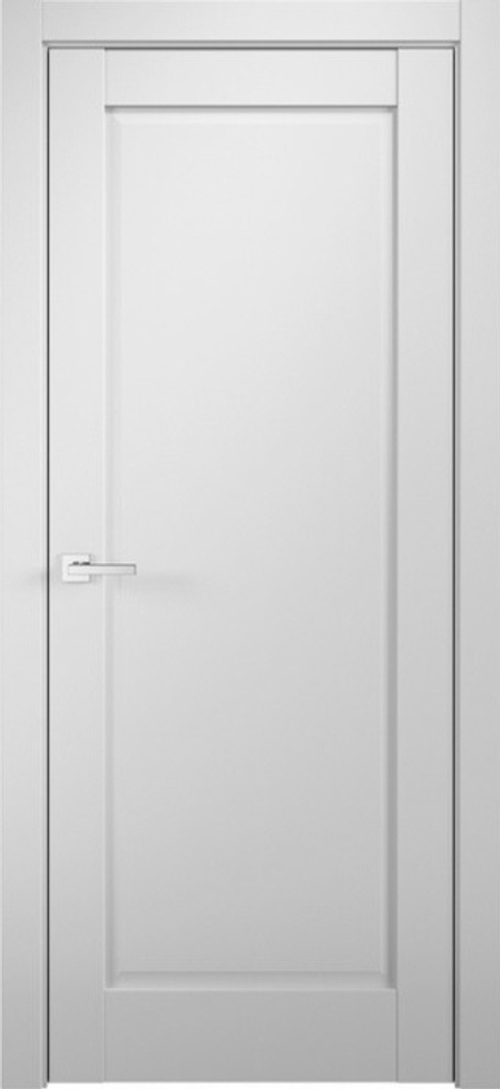 Межкомнатная дверь Аляска 10 NEW (плоская филенка) / Цвет Белый / Двери Верда