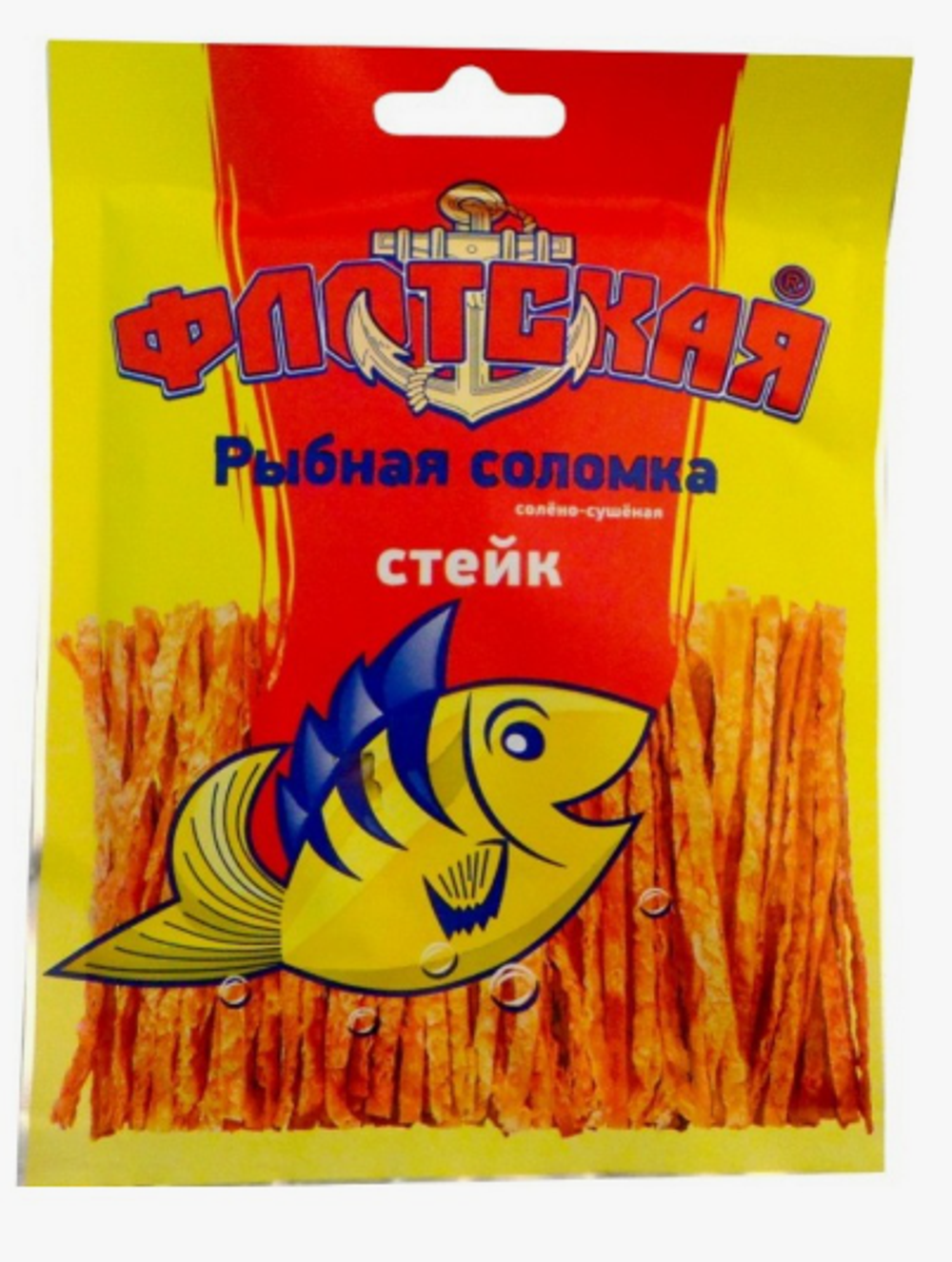 Рыбная соломка со вкусом стейка Флотская 15г