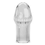 Прозрачная насадка на пенис Huel - 9 см. (Цвет: прозрачный)