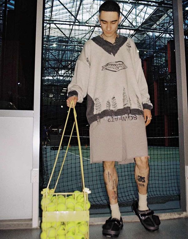 Свитер Logo Серый - фото 2