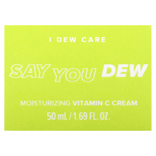 I Dew Care, Say You Dew, увлажняющий крем с витамином C, 50 мл (1,69 жидк. унц.)
