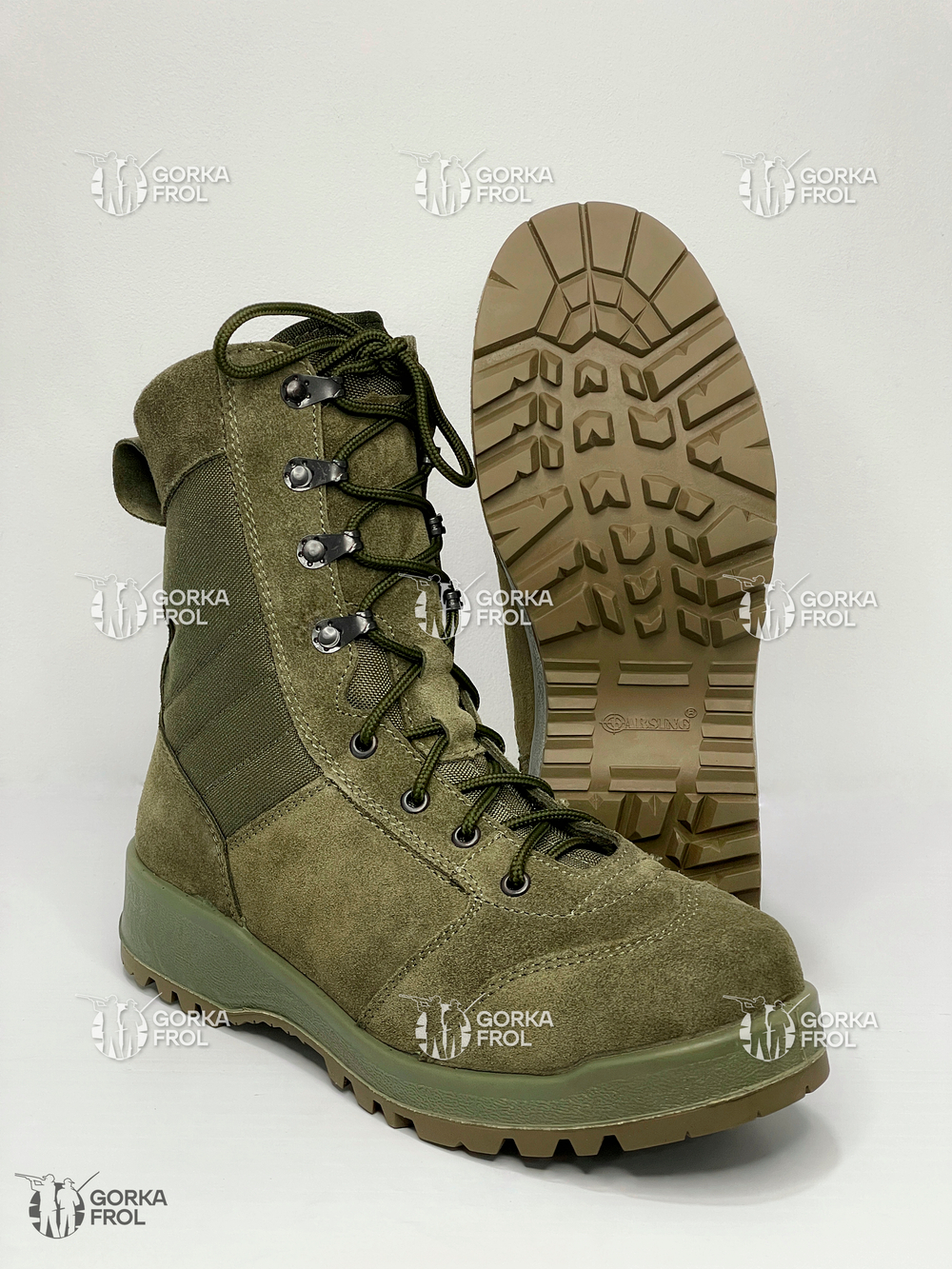 Ботинки с высоким берцем Garsing 500339 «Urban G.R.O.M», цвет Олива