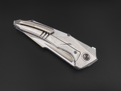 Складной нож Guerrero M390 CrystalTi green carbon