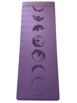 Каучуковый коврик для йоги Moon EY с разметкой 185*68*0,4 см