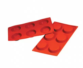 Форма силиконовая P.L. Proff Cuisine "Флан" 15 ячеек d 50 мм, h 14 мм (30*17,5 см)