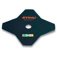 Диск для триммера Stihl 230х25.4мм 4 лопасти (133801)