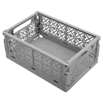Ящик складной, 10,5 л., L, 334*250*155мм, серый, stocky